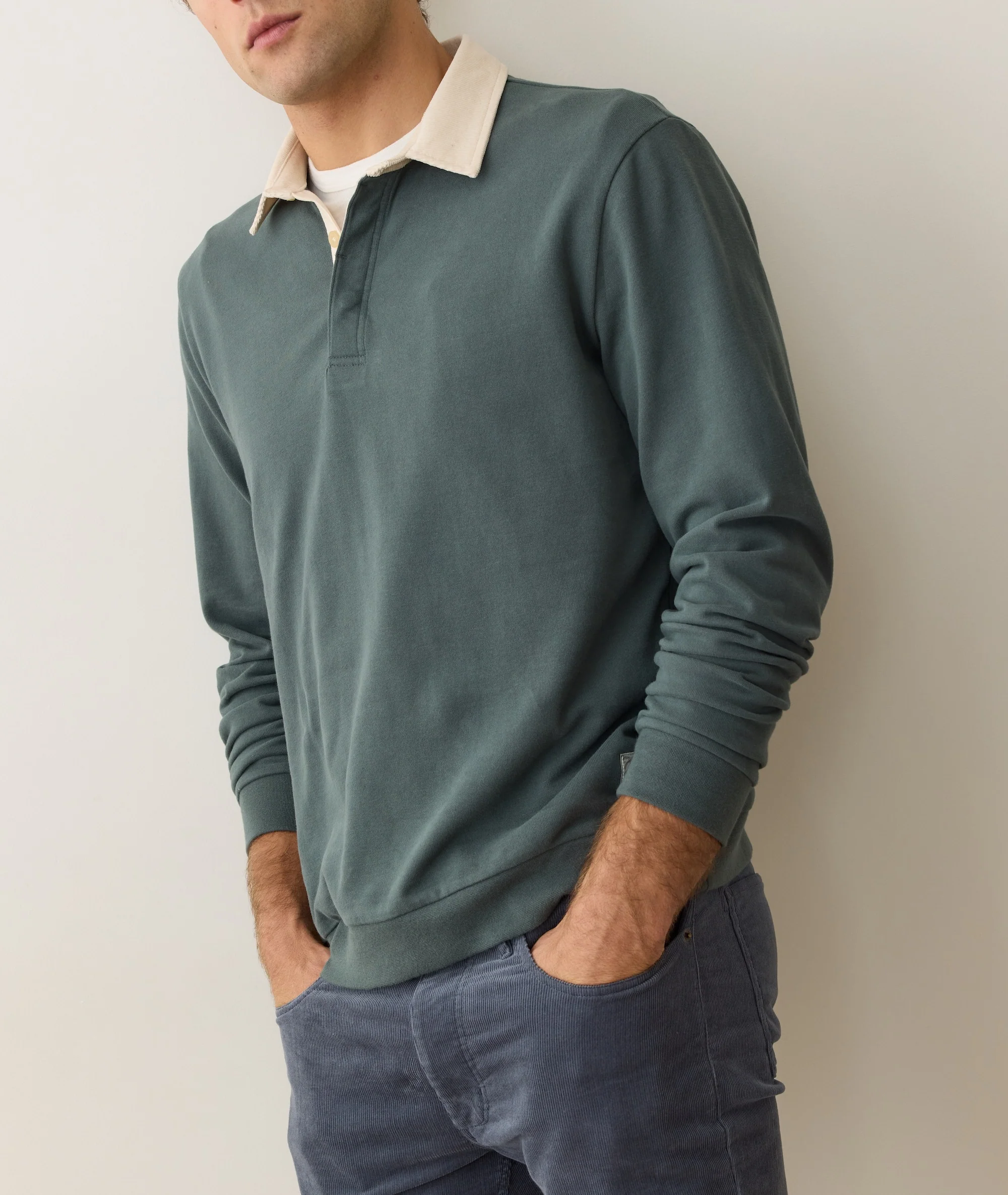 Sueded Rugby Polo - Image 5
