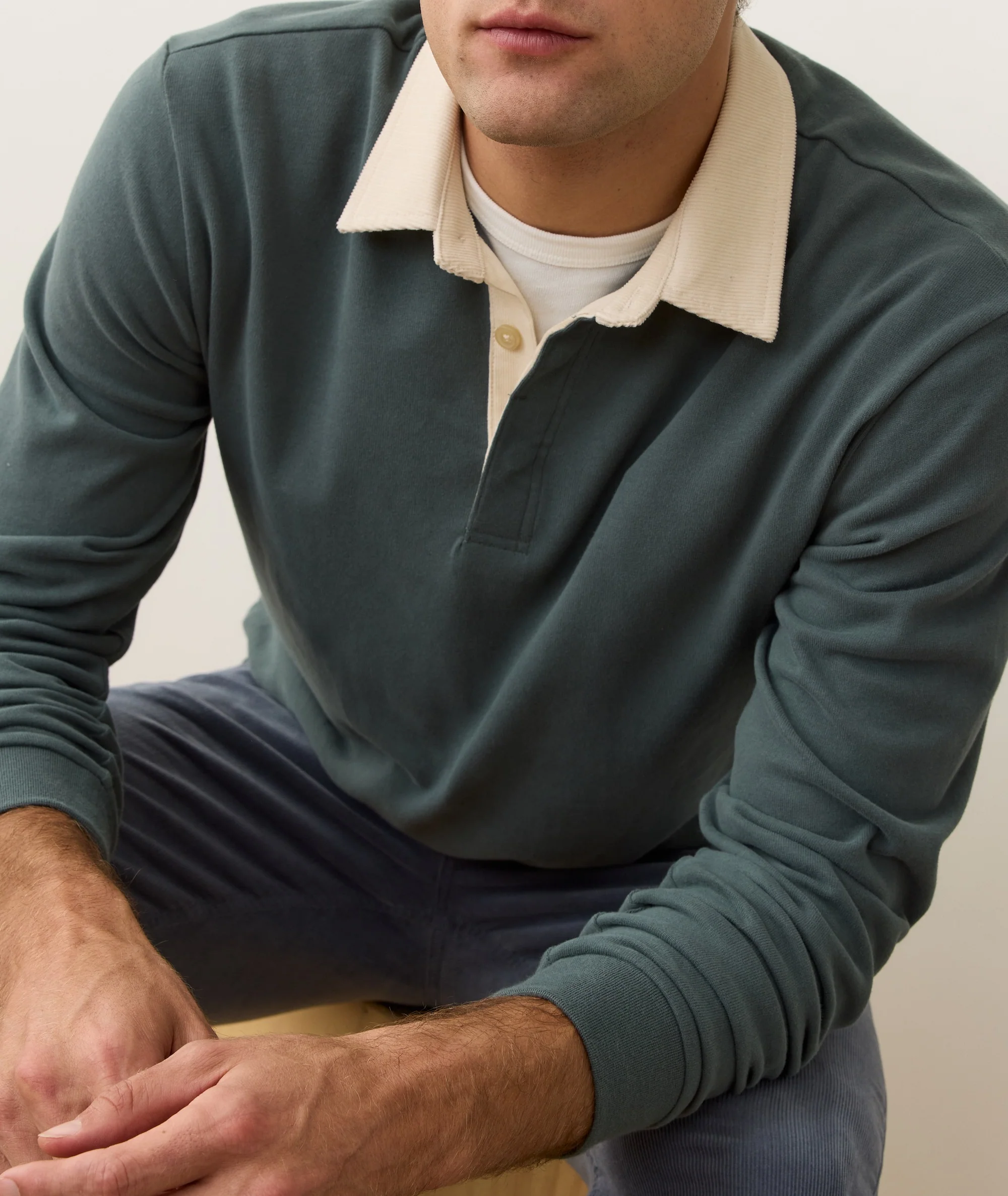 Sueded Rugby Polo - Image 8