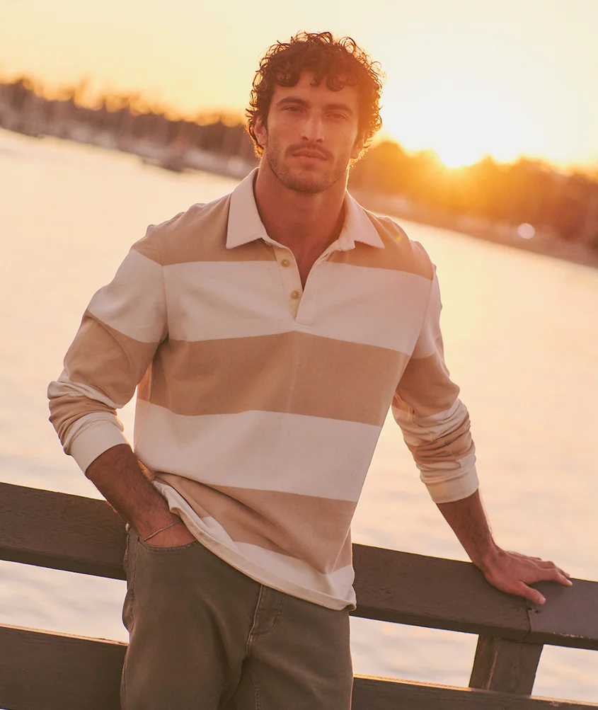 Sueded Rugby Polo - Image 2