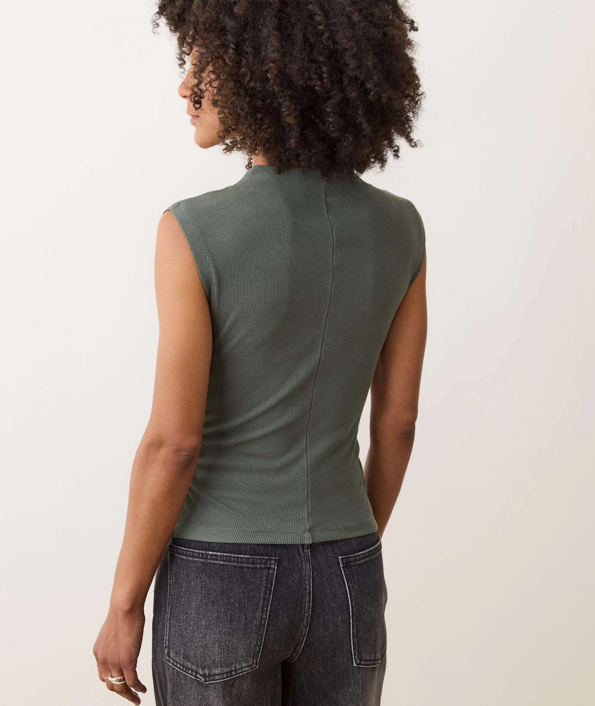 Lexi Rib Sun-In Mockneck Top - Image 3
