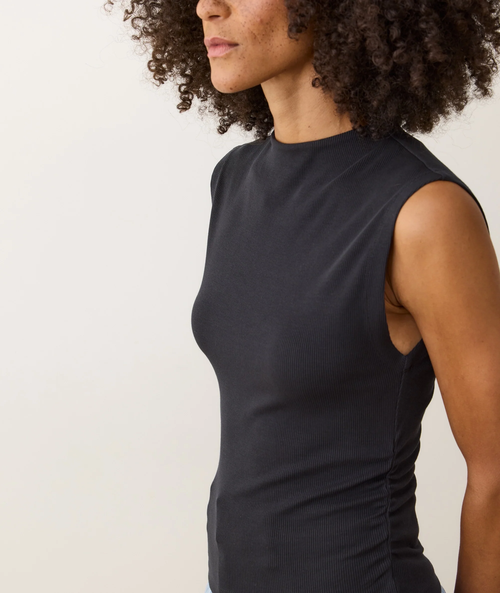 Lexi Rib Sun-In Mockneck Top - Image 5