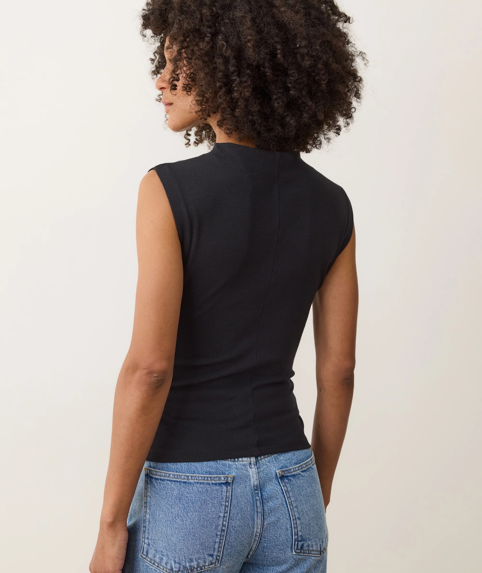 Lexi Rib Sun-In Mockneck Top - Image 6