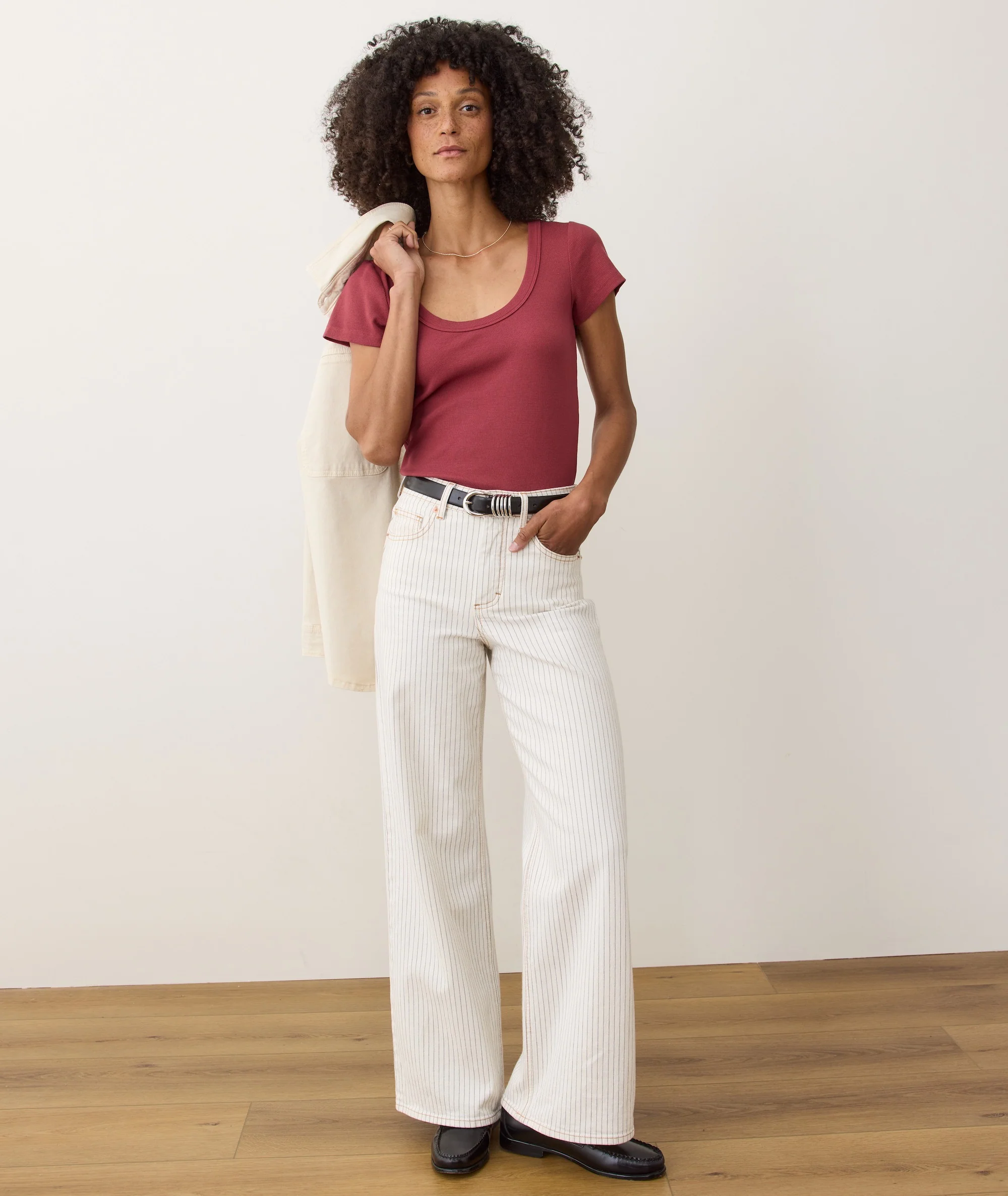 Lexi Rib Sun-In Scoop Tee - Image 2