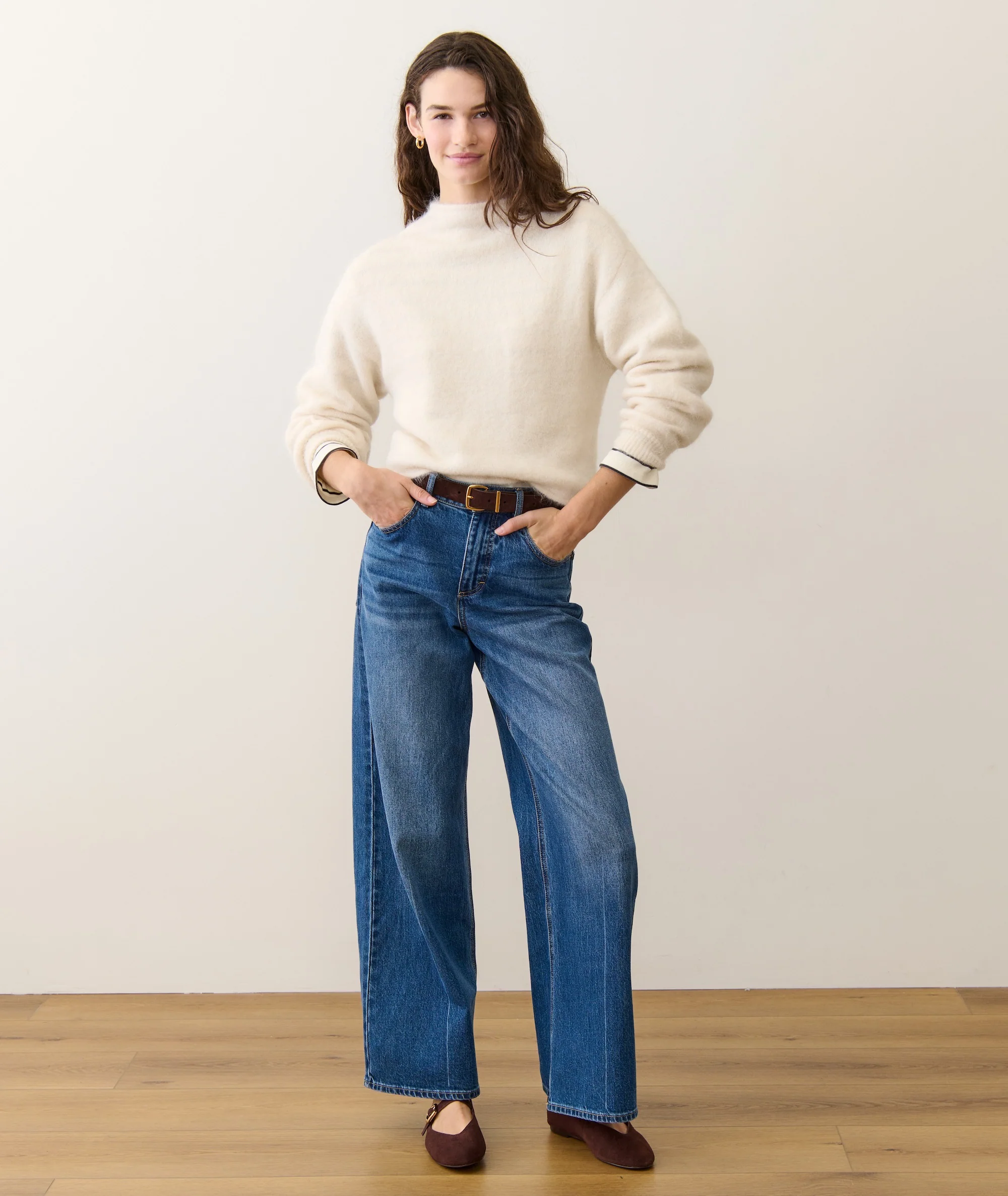 Suri Alpaca Mock Neck Sweater - Image 4