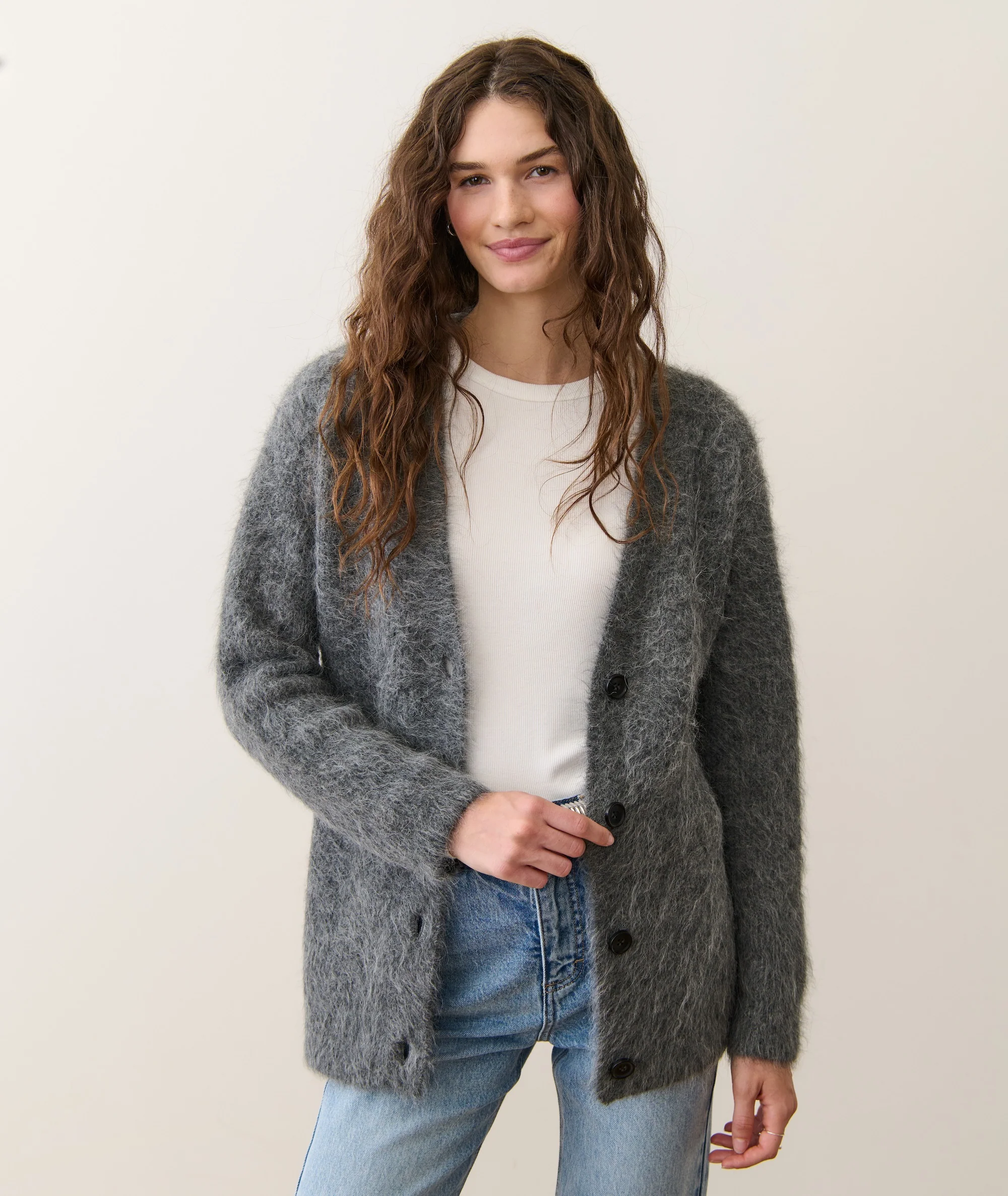 Suri Alpaca Oversized Cardigan - Image 5