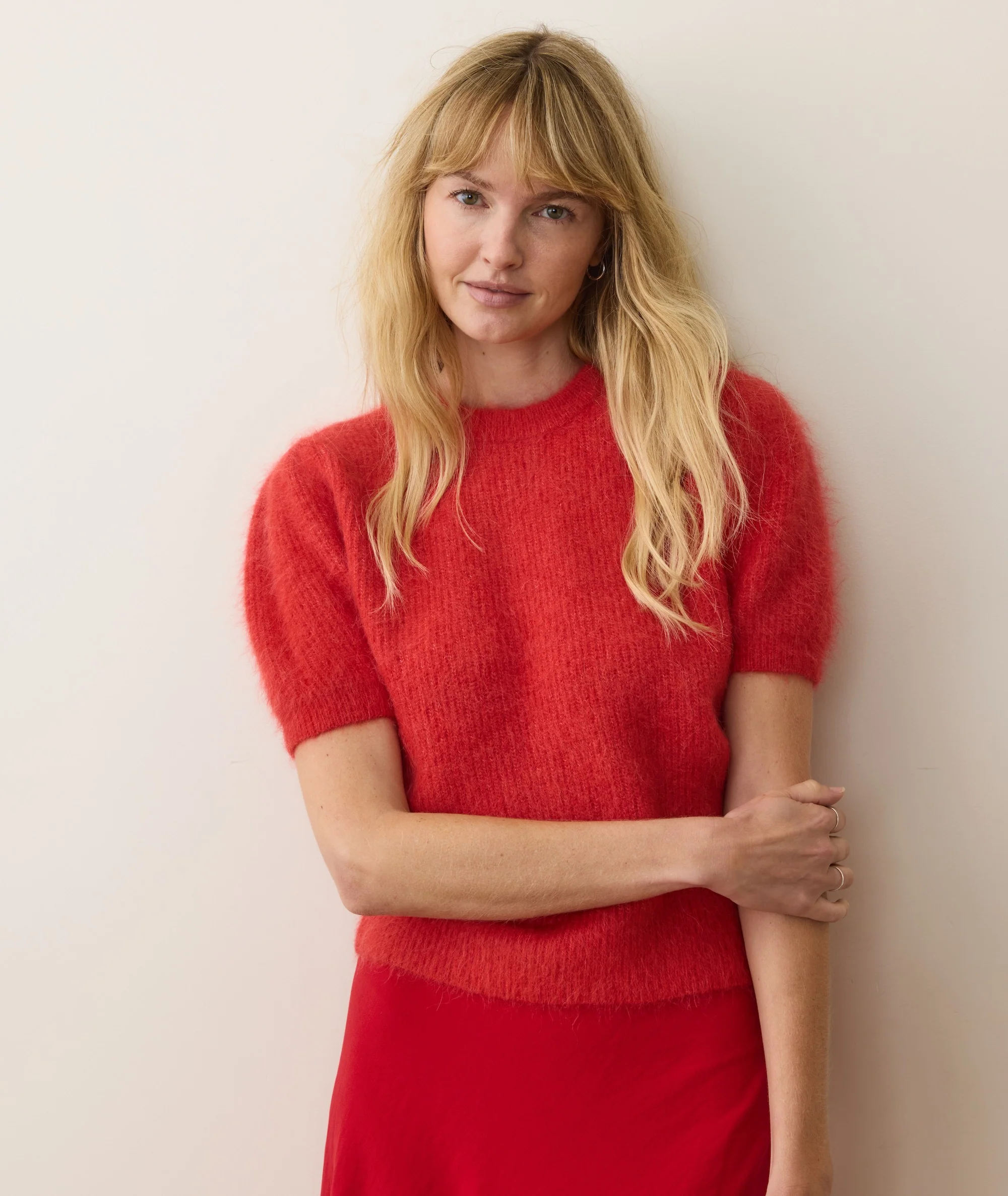Suri Alpaca Puff Sleeve Sweater - Image 8