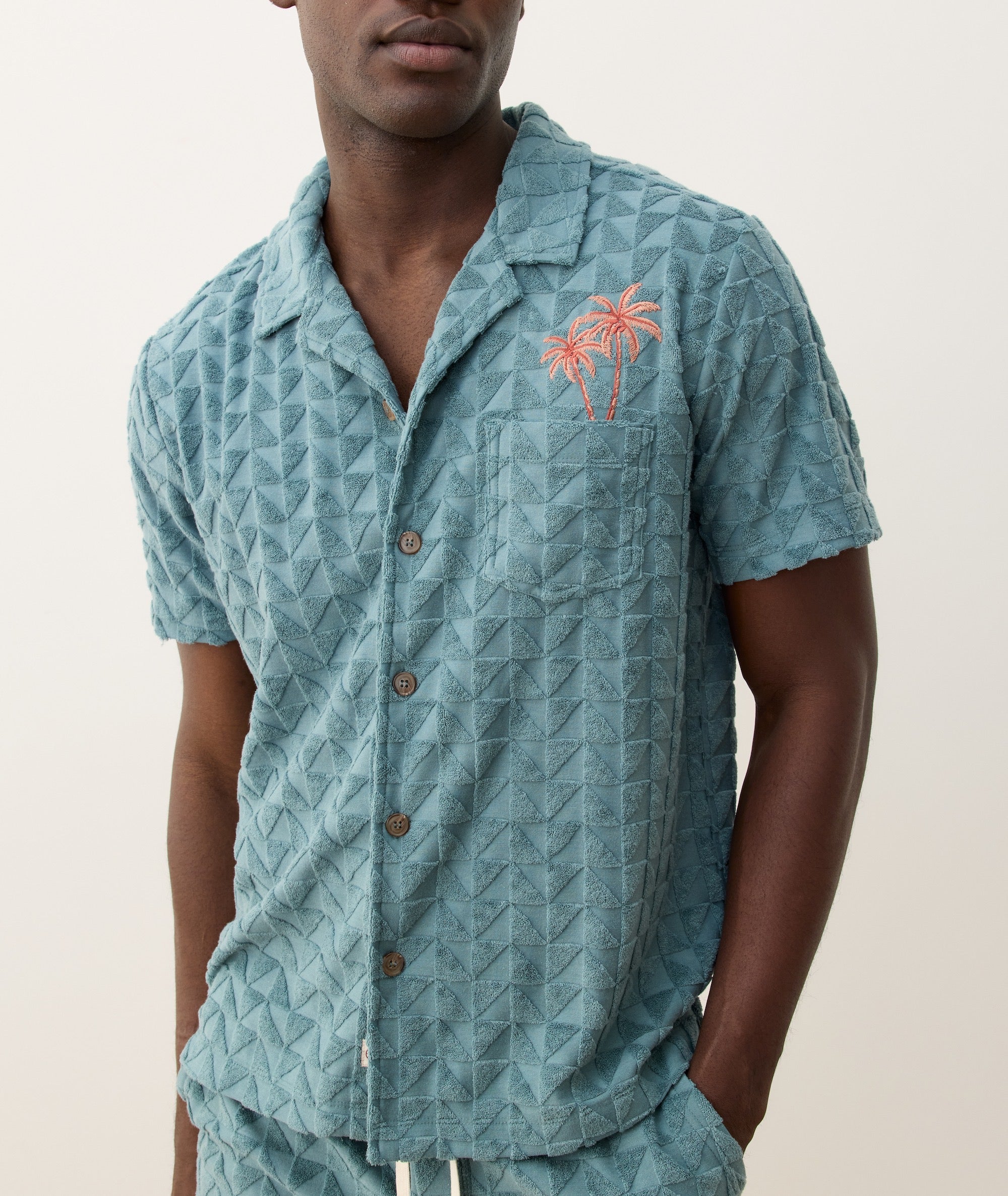Towel Terry Resort Shirt - Image 4