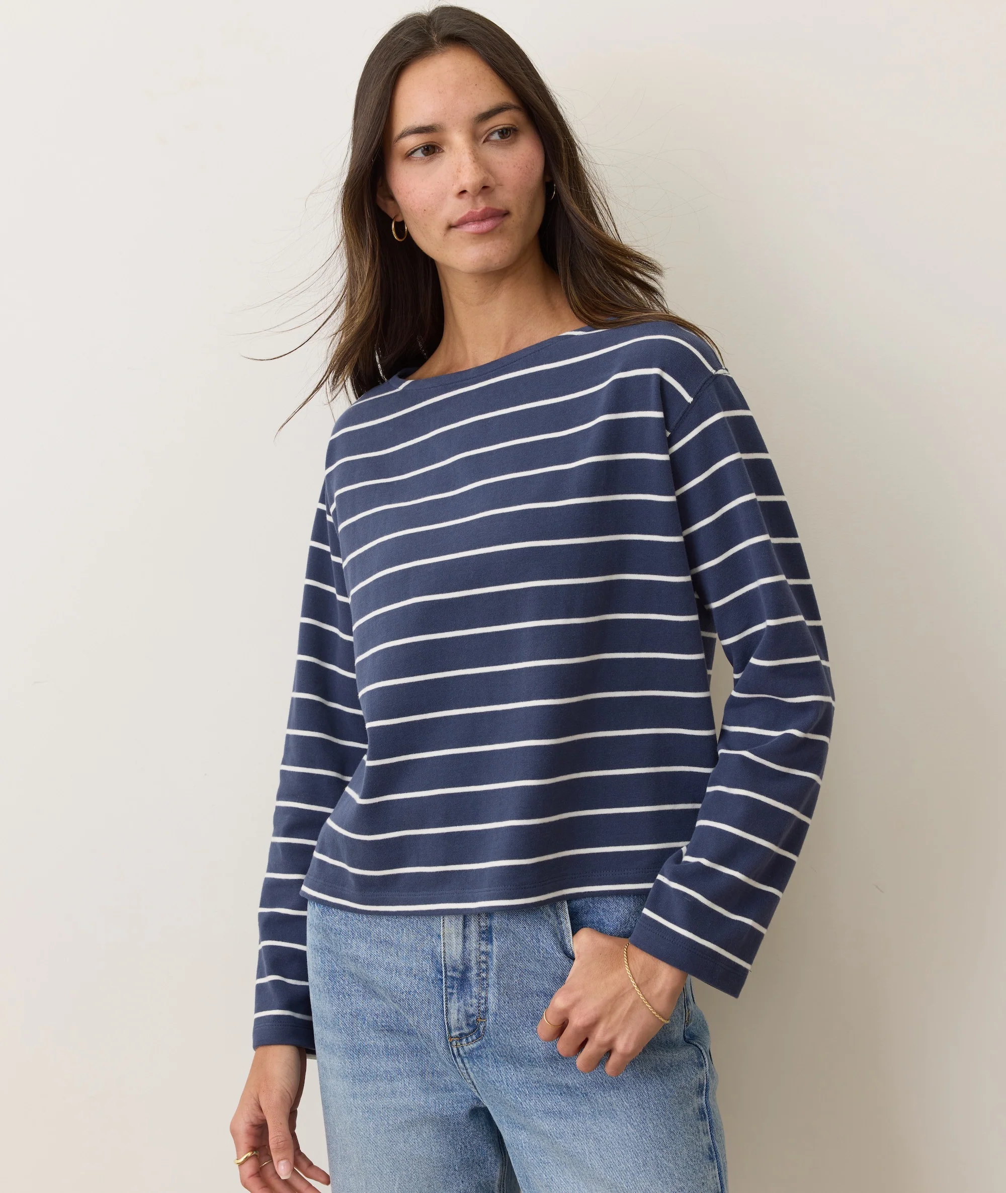 Sueded Jersey Mariner Tee - Image 2