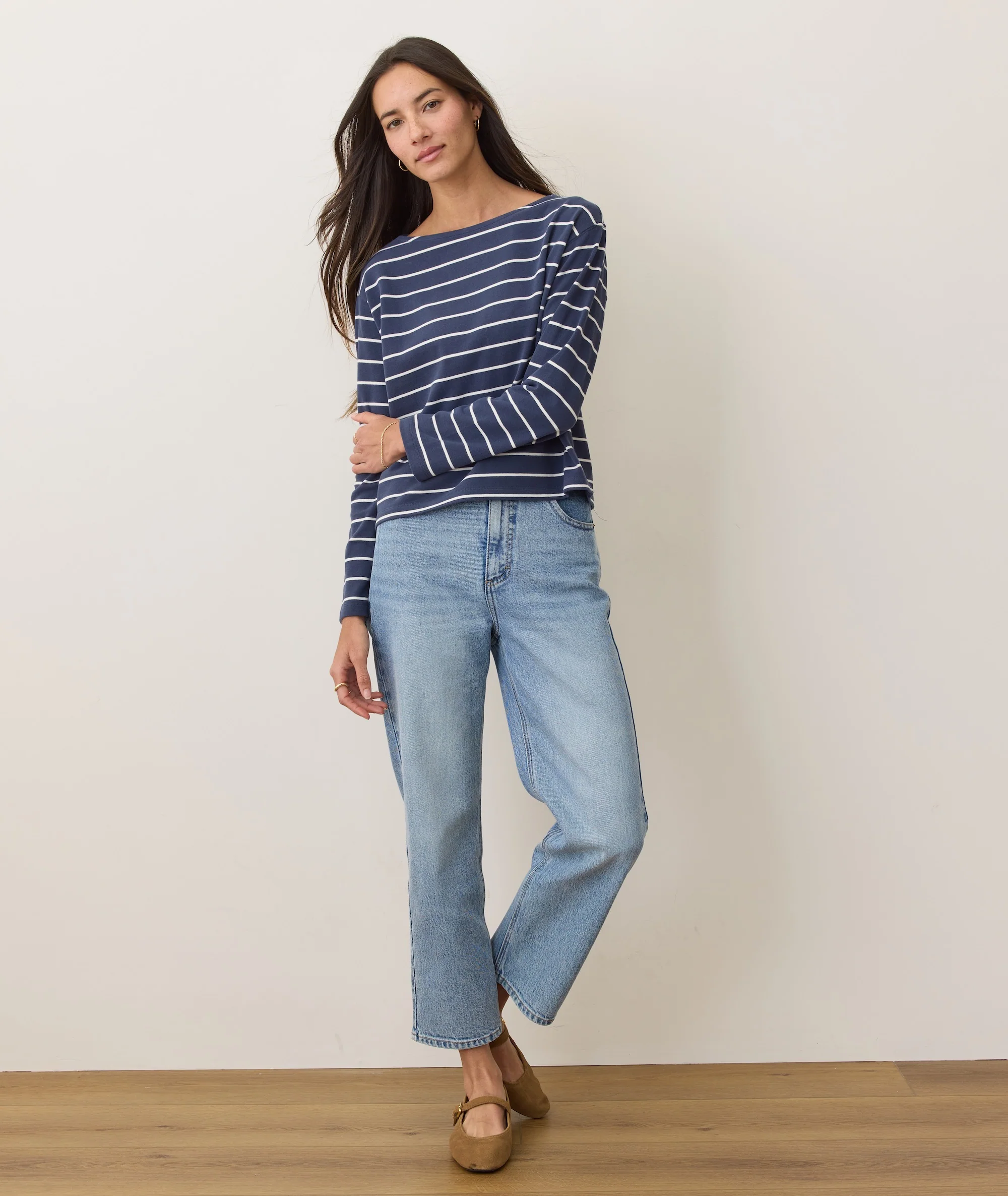 Sueded Jersey Mariner Tee - Image 5