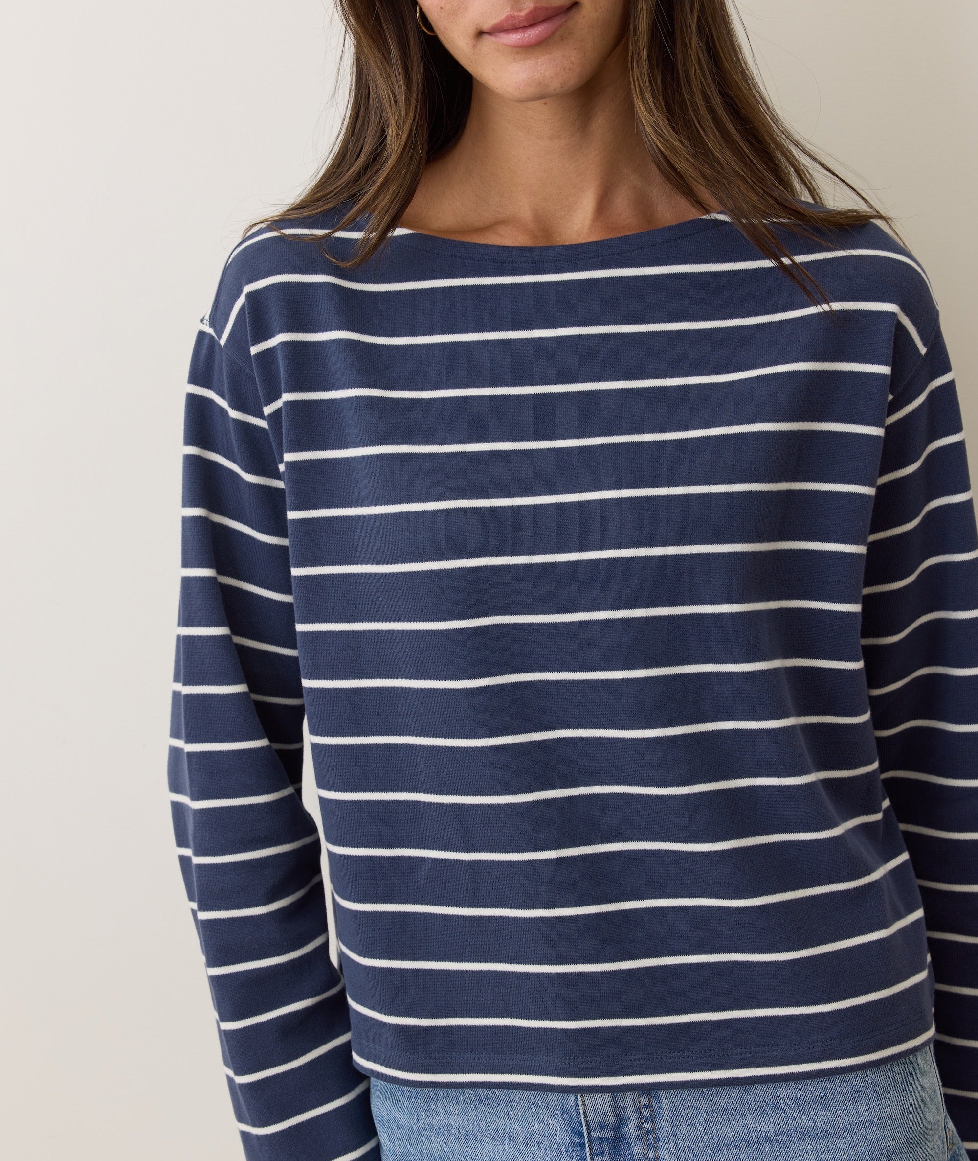 Sueded Jersey Mariner Tee - Image 6