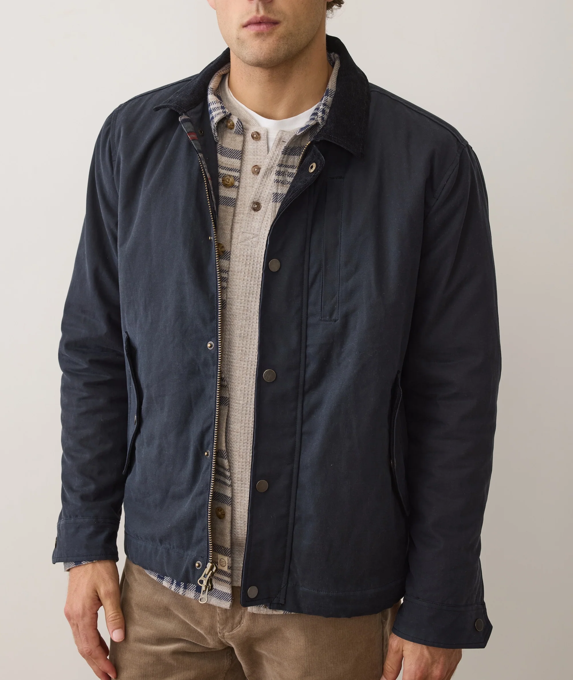 Weston Wax Canvas Barn Jacket - Image 2