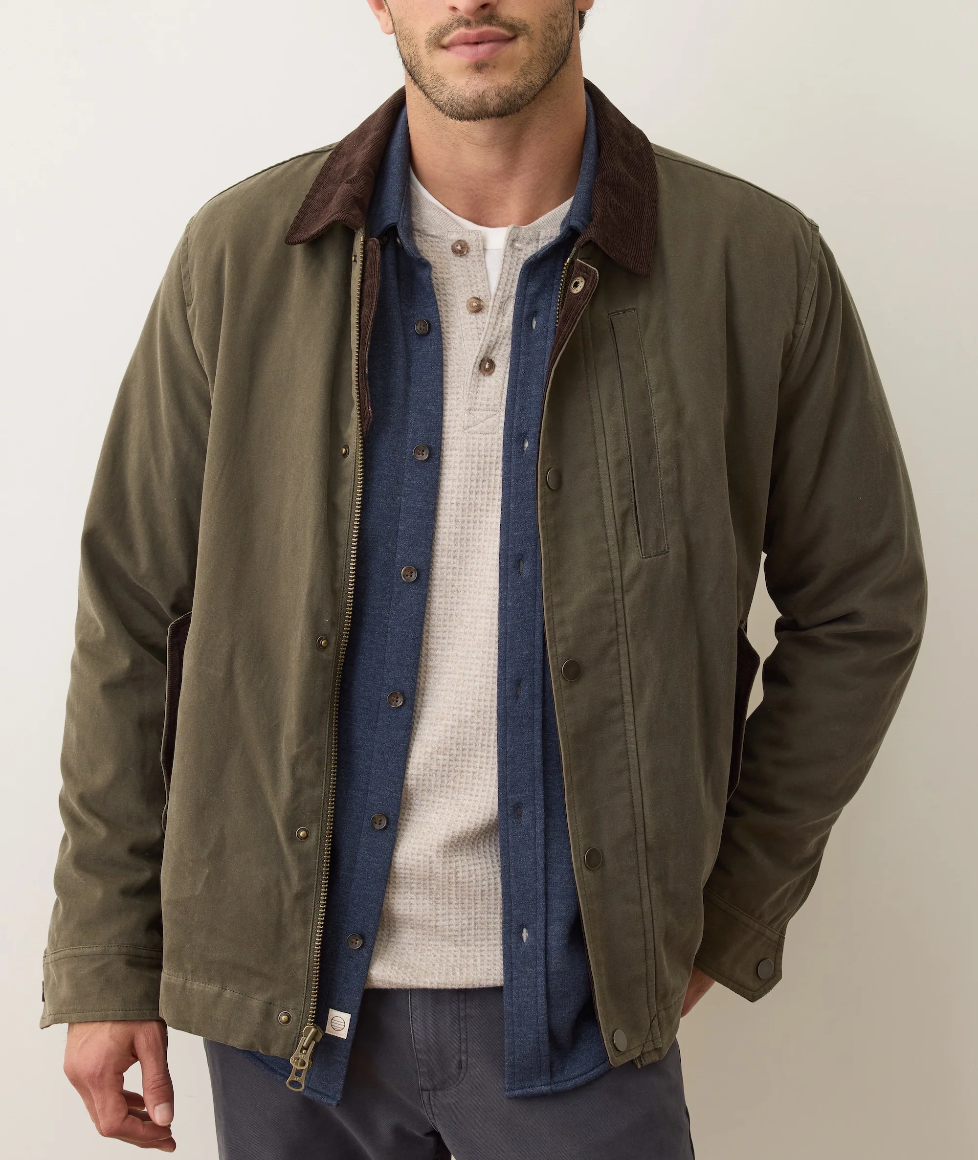Weston Wax Canvas Barn Jacket - Image 5