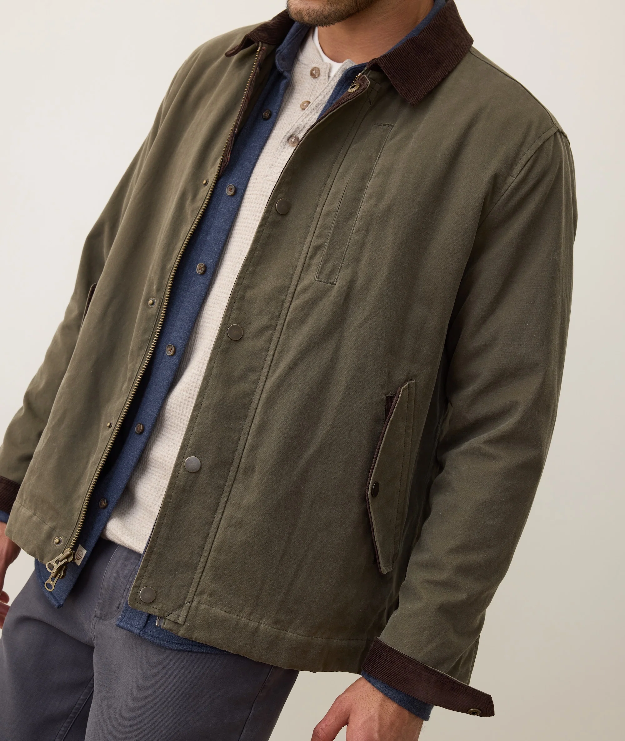 Weston Wax Canvas Barn Jacket - Image 6