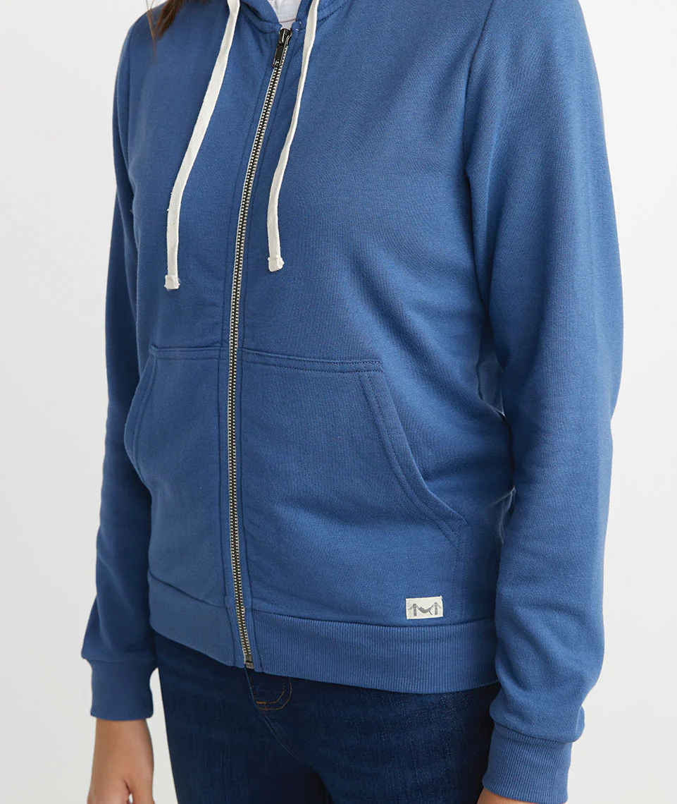 Women's Afternoon Hoodie in Faded Navy - Image 3