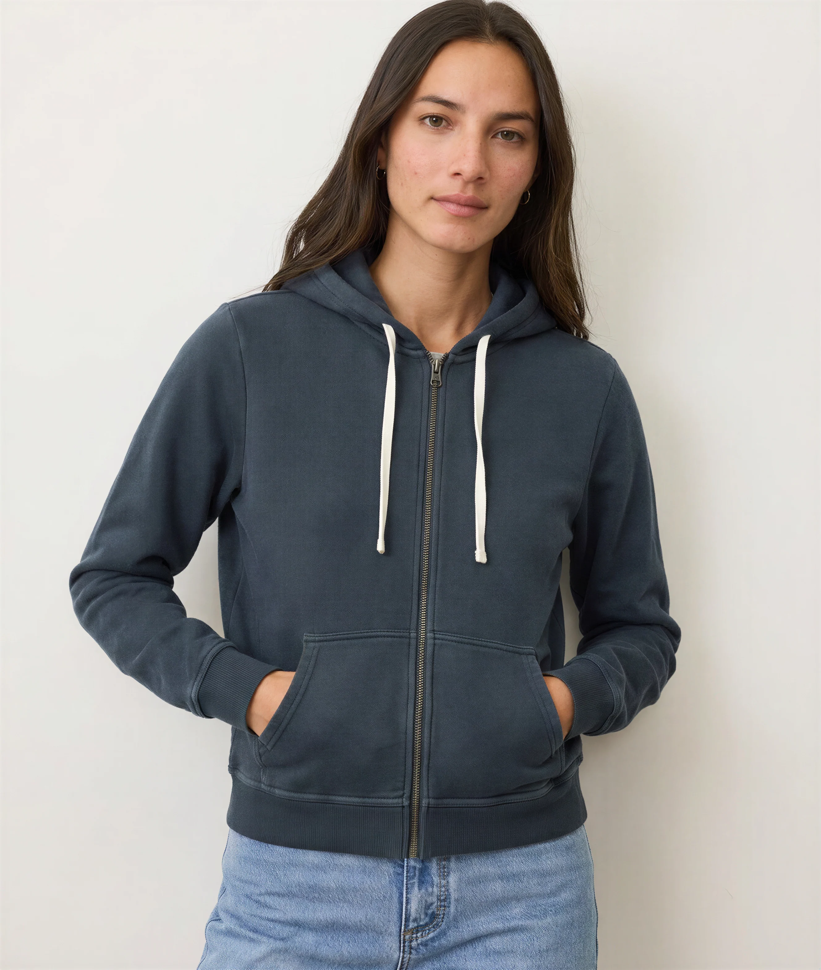 Women's Cloud 9 Fleece Full Zip Hoodie in Black - Image 2