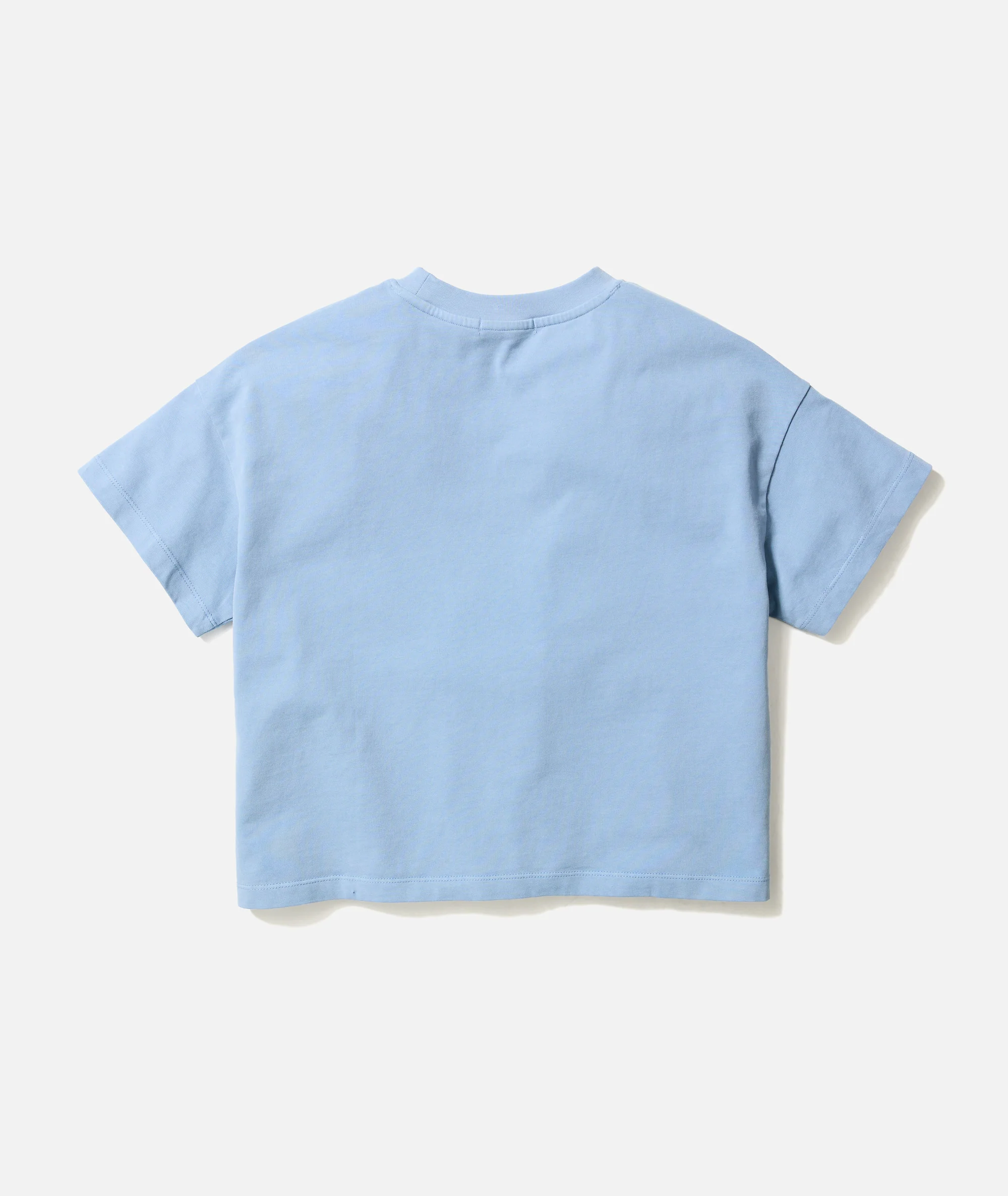 Women's Luxe Sueded Tee in Coastal Blue - Image 8
