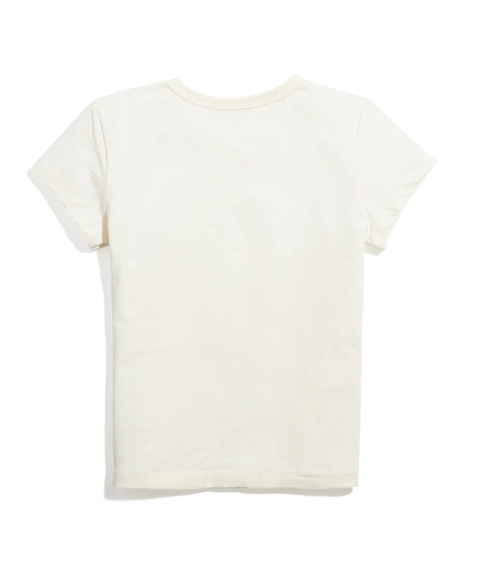 Women's Re-Spun Signature Crew in Natural - Image 3